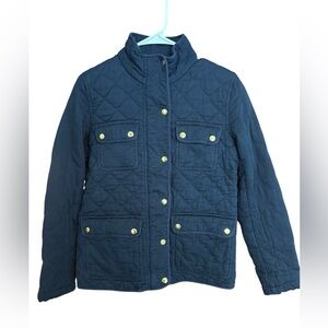 J Crew Quilted Navy Jacket